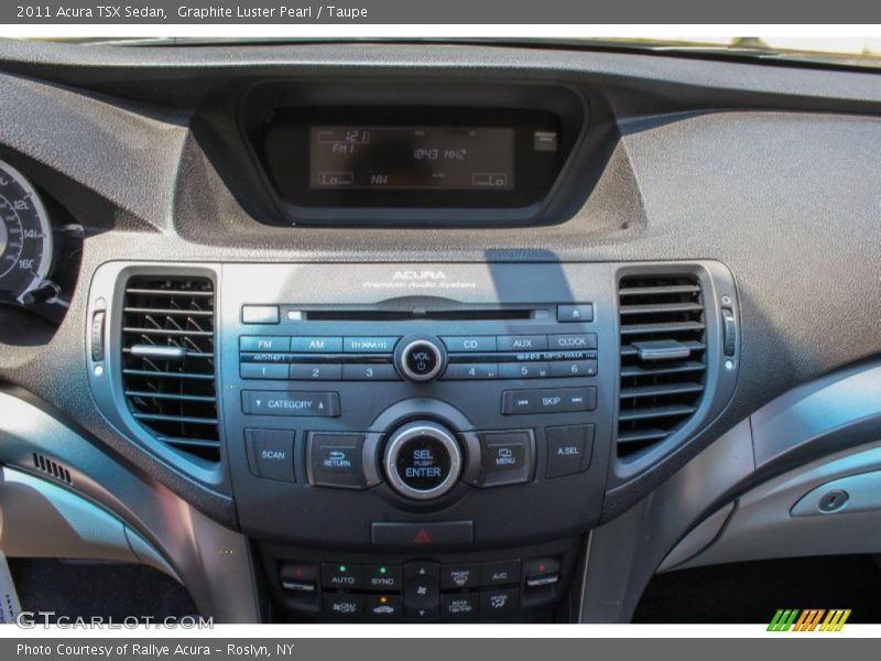 Graphite Luster Pearl / Taupe 2011 Acura TSX Sedan