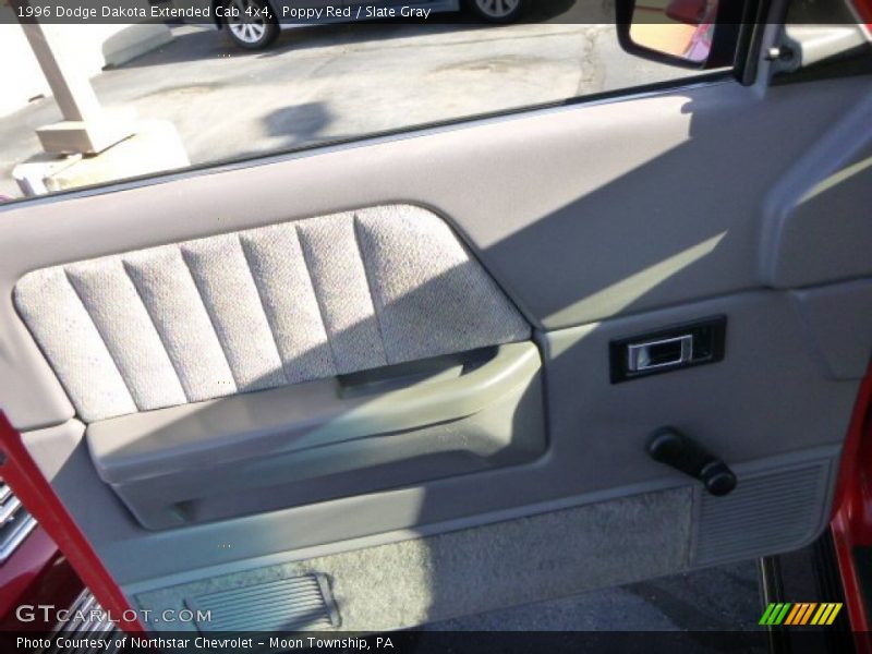 Poppy Red / Slate Gray 1996 Dodge Dakota Extended Cab 4x4