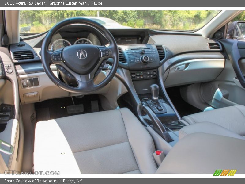 Graphite Luster Pearl / Taupe 2011 Acura TSX Sedan