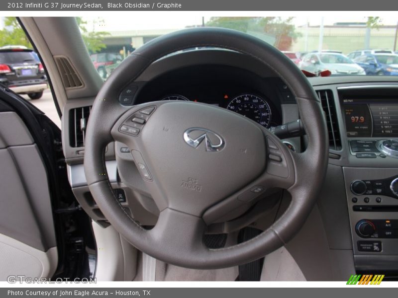 Black Obsidian / Graphite 2012 Infiniti G 37 Journey Sedan
