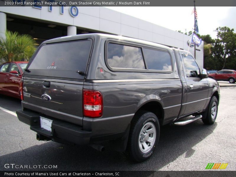 Dark Shadow Grey Metallic / Medium Dark Flint 2009 Ford Ranger XLT Regular Cab