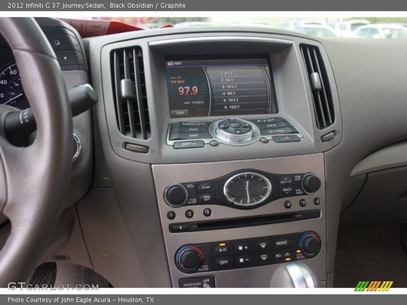 Black Obsidian / Graphite 2012 Infiniti G 37 Journey Sedan