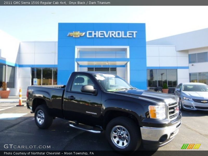 Onyx Black / Dark Titanium 2011 GMC Sierra 1500 Regular Cab 4x4