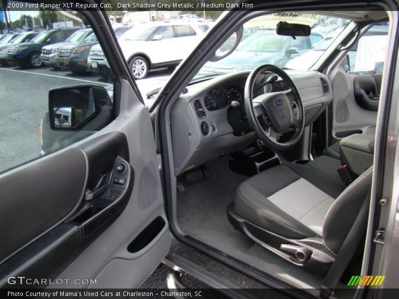 Dark Shadow Grey Metallic / Medium Dark Flint 2009 Ford Ranger XLT Regular Cab