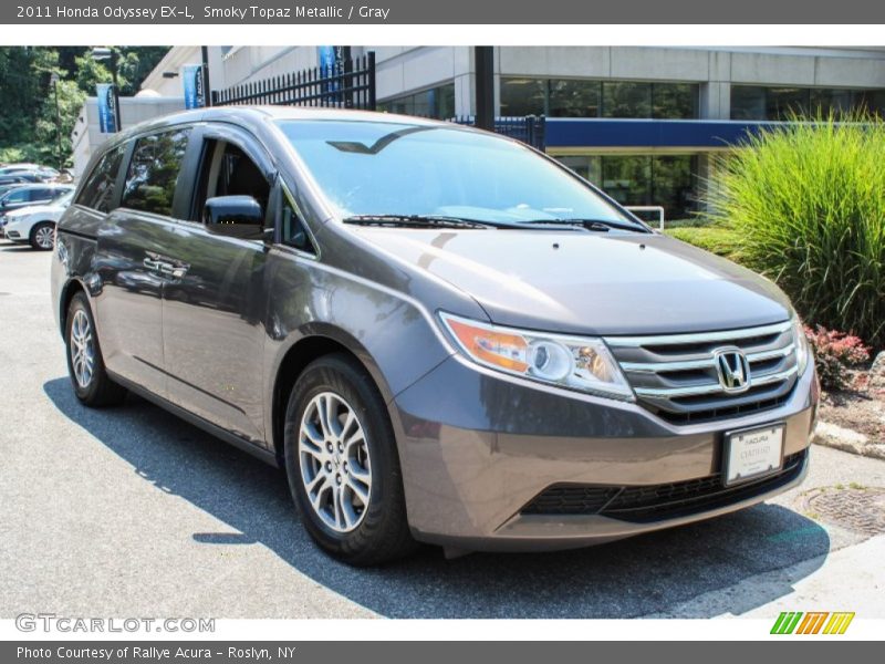 Smoky Topaz Metallic / Gray 2011 Honda Odyssey EX-L