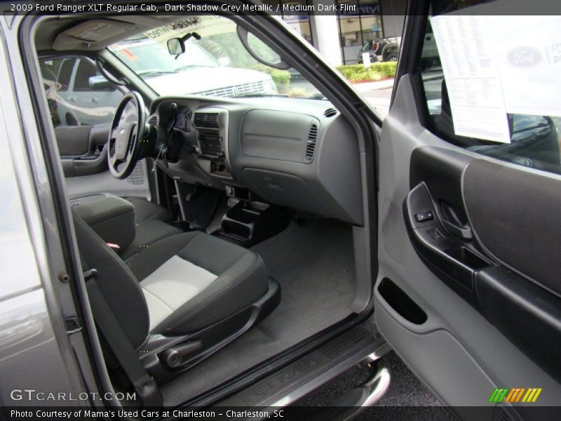 Dark Shadow Grey Metallic / Medium Dark Flint 2009 Ford Ranger XLT Regular Cab