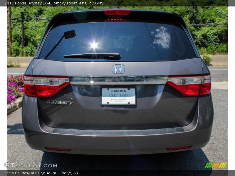 Smoky Topaz Metallic / Gray 2011 Honda Odyssey EX-L