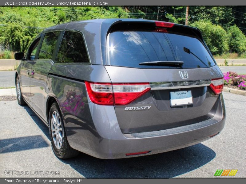 Smoky Topaz Metallic / Gray 2011 Honda Odyssey EX-L
