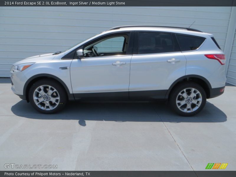 Ingot Silver / Medium Light Stone 2014 Ford Escape SE 2.0L EcoBoost