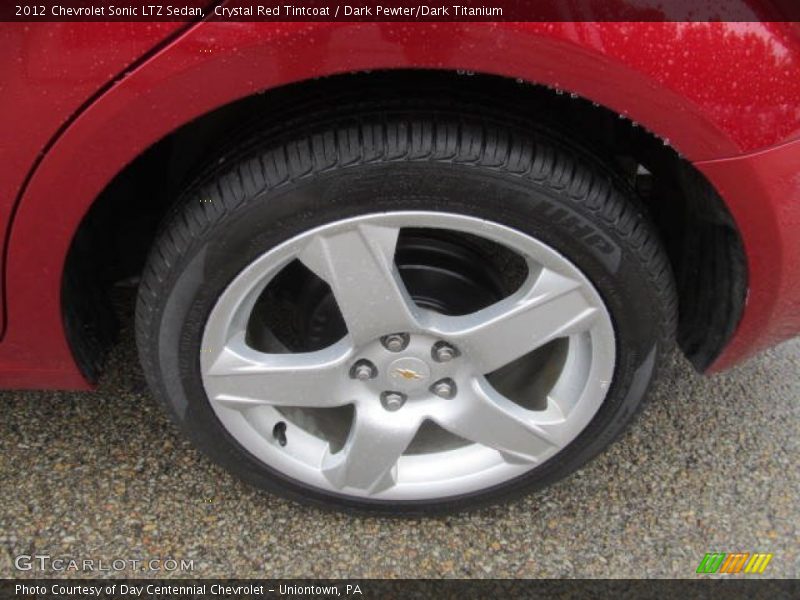 Crystal Red Tintcoat / Dark Pewter/Dark Titanium 2012 Chevrolet Sonic LTZ Sedan