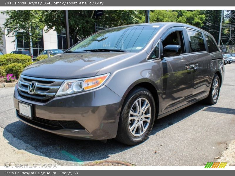 Smoky Topaz Metallic / Gray 2011 Honda Odyssey EX-L
