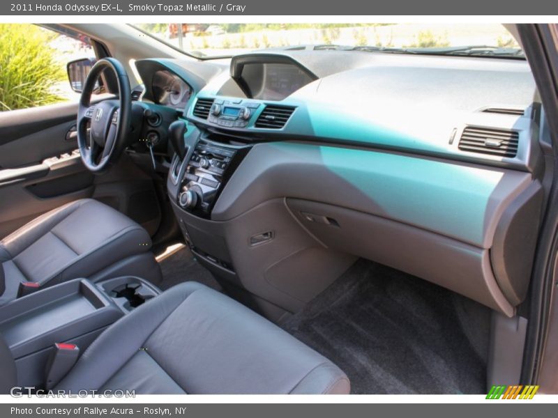 Smoky Topaz Metallic / Gray 2011 Honda Odyssey EX-L
