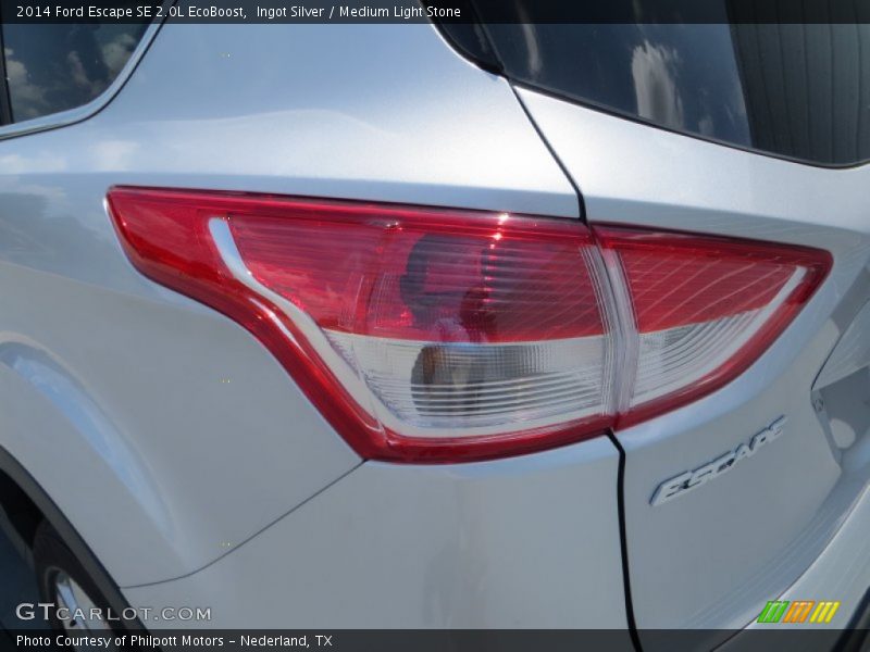 Ingot Silver / Medium Light Stone 2014 Ford Escape SE 2.0L EcoBoost