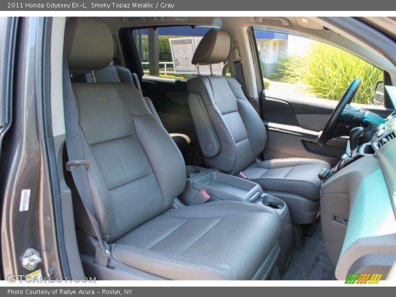 Smoky Topaz Metallic / Gray 2011 Honda Odyssey EX-L