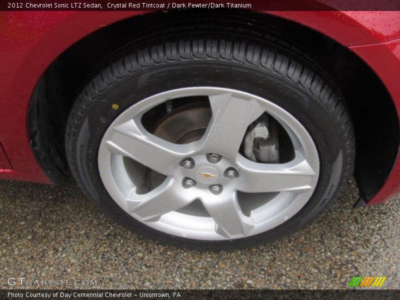 Crystal Red Tintcoat / Dark Pewter/Dark Titanium 2012 Chevrolet Sonic LTZ Sedan