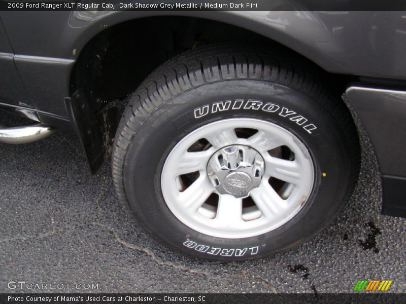Dark Shadow Grey Metallic / Medium Dark Flint 2009 Ford Ranger XLT Regular Cab