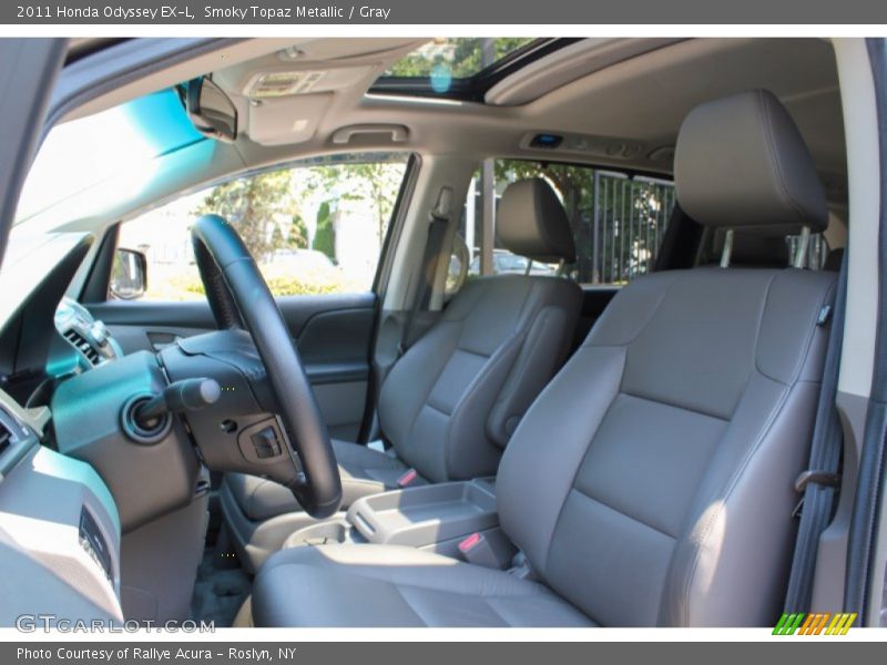 Smoky Topaz Metallic / Gray 2011 Honda Odyssey EX-L
