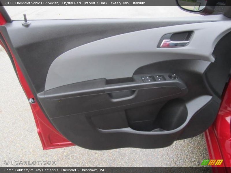 Crystal Red Tintcoat / Dark Pewter/Dark Titanium 2012 Chevrolet Sonic LTZ Sedan