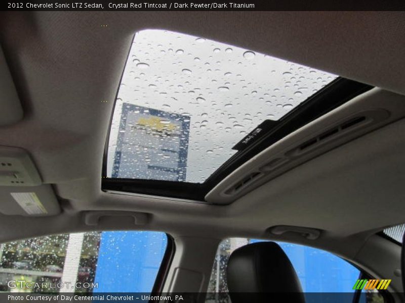 Crystal Red Tintcoat / Dark Pewter/Dark Titanium 2012 Chevrolet Sonic LTZ Sedan