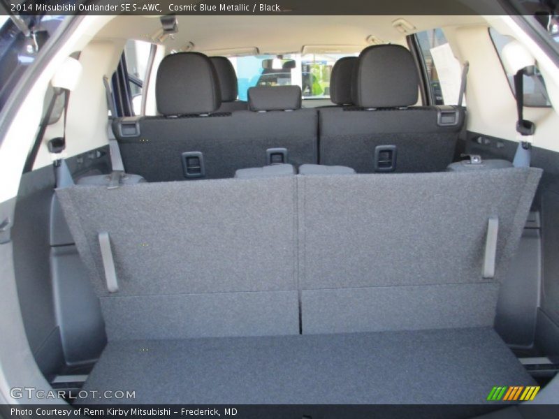 Cosmic Blue Metallic / Black 2014 Mitsubishi Outlander SE S-AWC