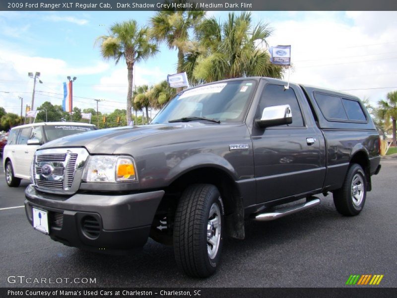 Dark Shadow Grey Metallic / Medium Dark Flint 2009 Ford Ranger XLT Regular Cab