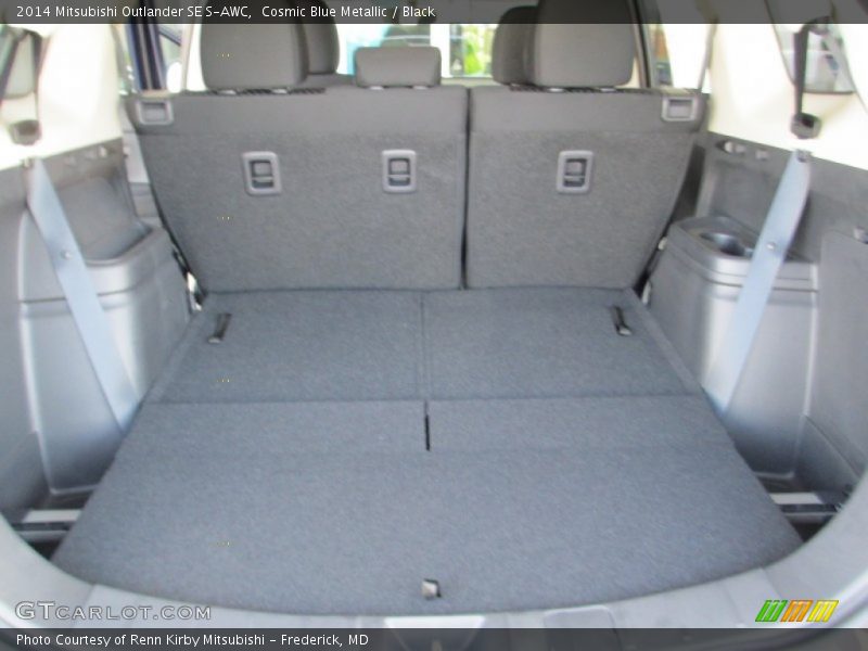 Cosmic Blue Metallic / Black 2014 Mitsubishi Outlander SE S-AWC