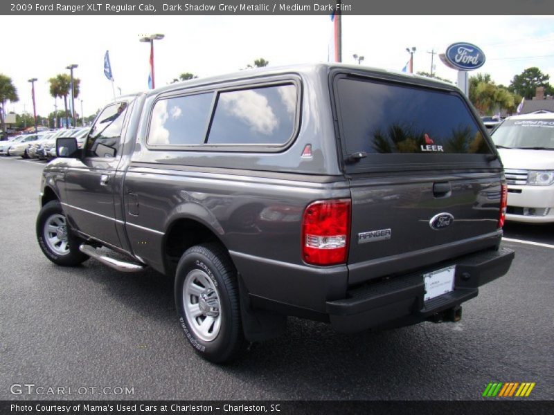 Dark Shadow Grey Metallic / Medium Dark Flint 2009 Ford Ranger XLT Regular Cab