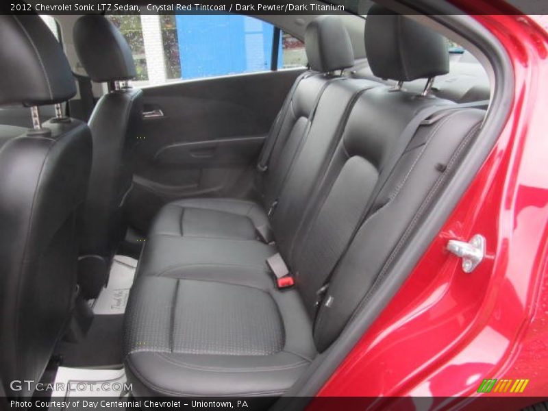 Crystal Red Tintcoat / Dark Pewter/Dark Titanium 2012 Chevrolet Sonic LTZ Sedan