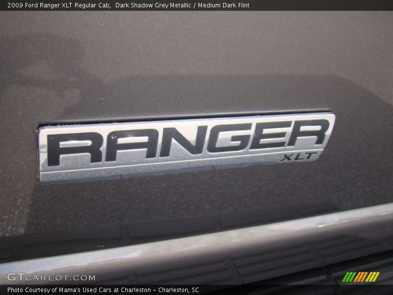 Dark Shadow Grey Metallic / Medium Dark Flint 2009 Ford Ranger XLT Regular Cab