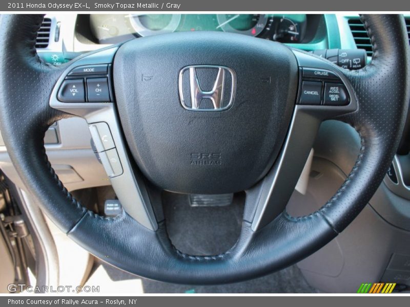 Smoky Topaz Metallic / Gray 2011 Honda Odyssey EX-L