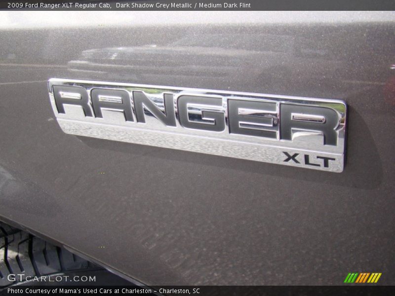 Dark Shadow Grey Metallic / Medium Dark Flint 2009 Ford Ranger XLT Regular Cab