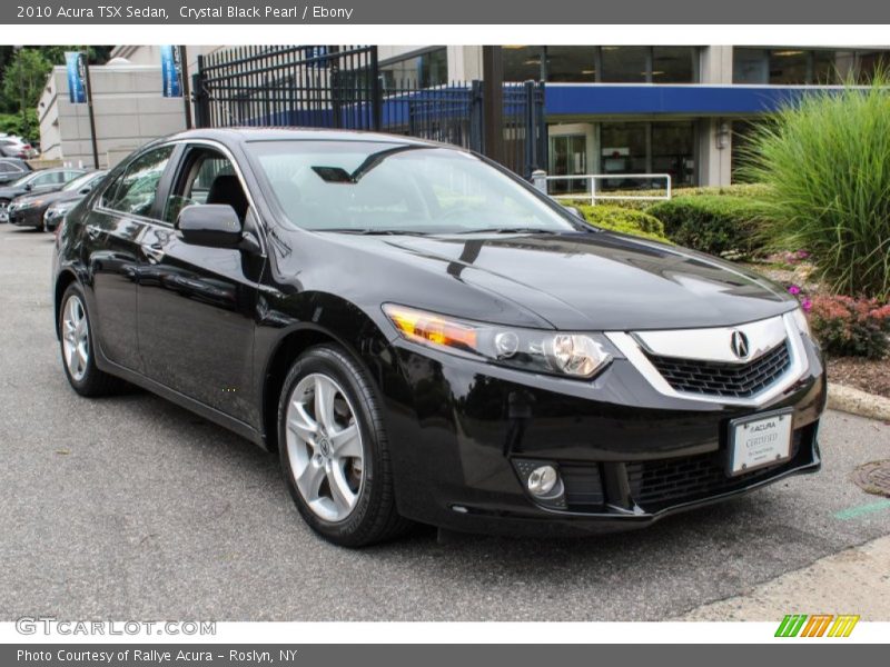 Crystal Black Pearl / Ebony 2010 Acura TSX Sedan