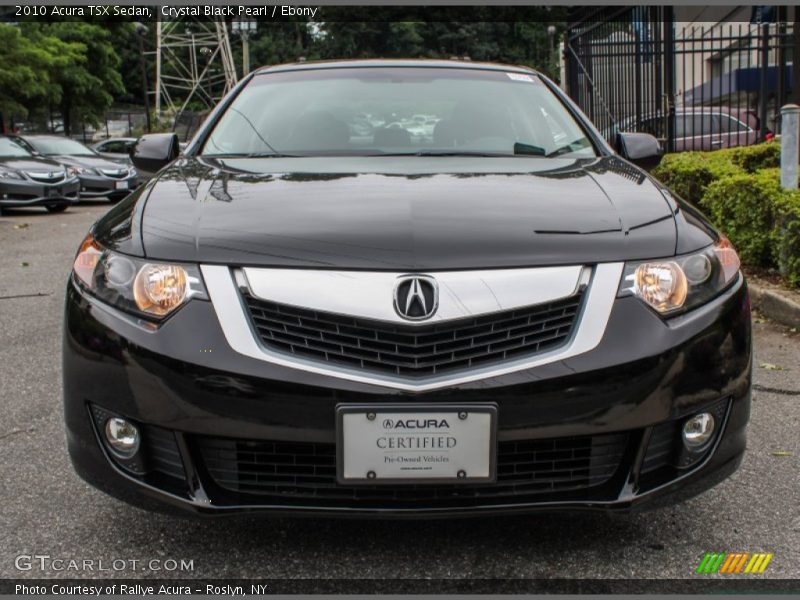 Crystal Black Pearl / Ebony 2010 Acura TSX Sedan