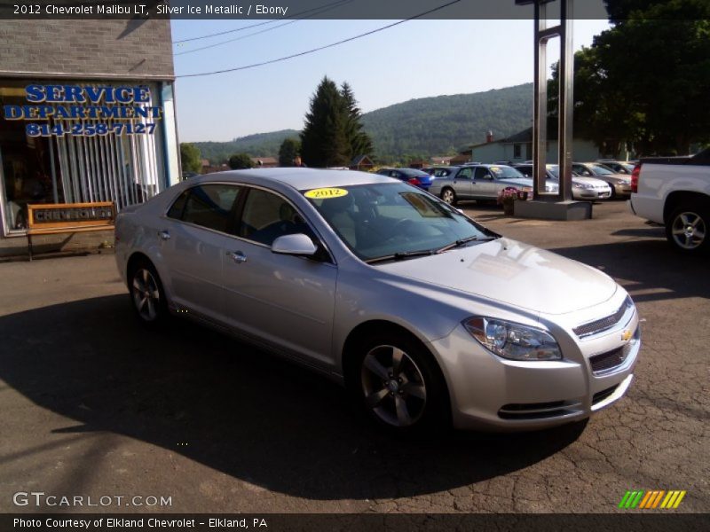 Silver Ice Metallic / Ebony 2012 Chevrolet Malibu LT