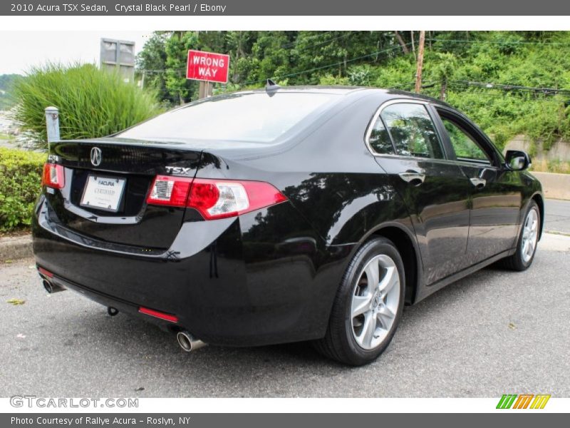 Crystal Black Pearl / Ebony 2010 Acura TSX Sedan