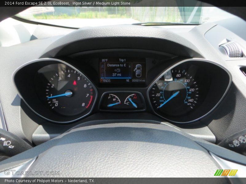 Ingot Silver / Medium Light Stone 2014 Ford Escape SE 2.0L EcoBoost