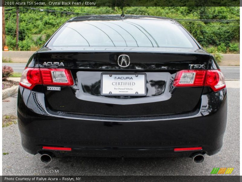 Crystal Black Pearl / Ebony 2010 Acura TSX Sedan