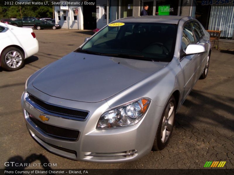 Silver Ice Metallic / Ebony 2012 Chevrolet Malibu LT