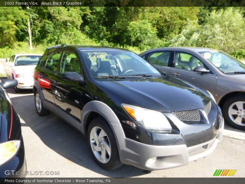 Abyss Black / Graphite 2003 Pontiac Vibe