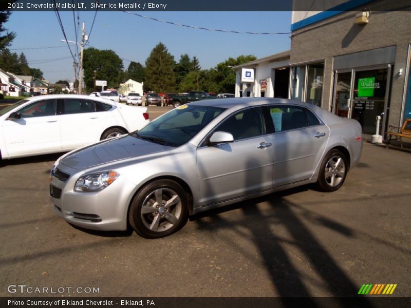 Silver Ice Metallic / Ebony 2012 Chevrolet Malibu LT