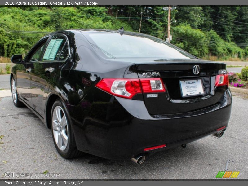 Crystal Black Pearl / Ebony 2010 Acura TSX Sedan