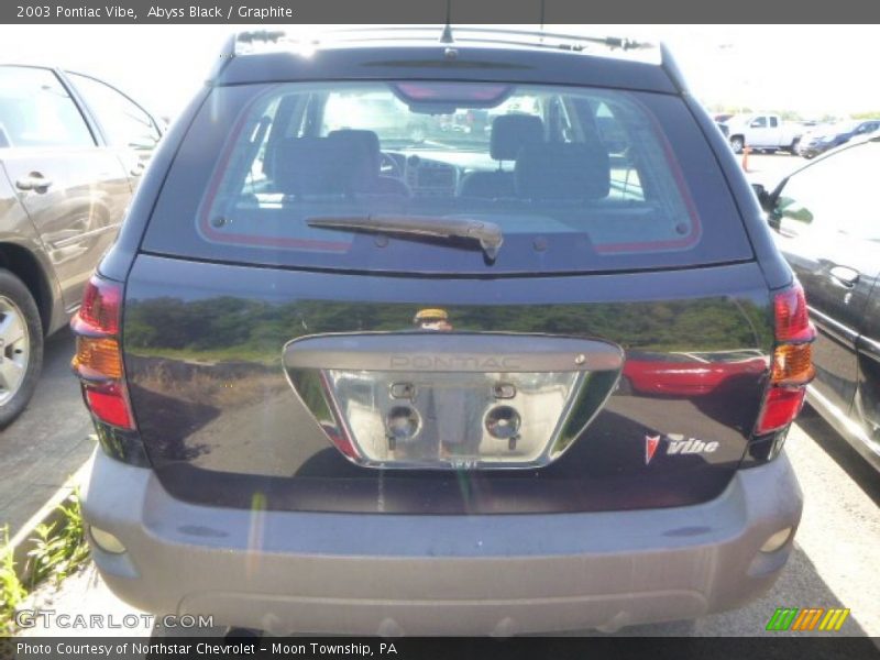 Abyss Black / Graphite 2003 Pontiac Vibe