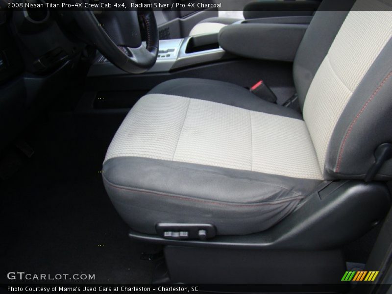 Radiant Silver / Pro 4X Charcoal 2008 Nissan Titan Pro-4X Crew Cab 4x4