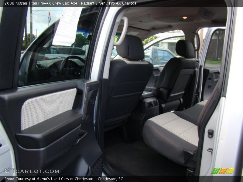 Radiant Silver / Pro 4X Charcoal 2008 Nissan Titan Pro-4X Crew Cab 4x4