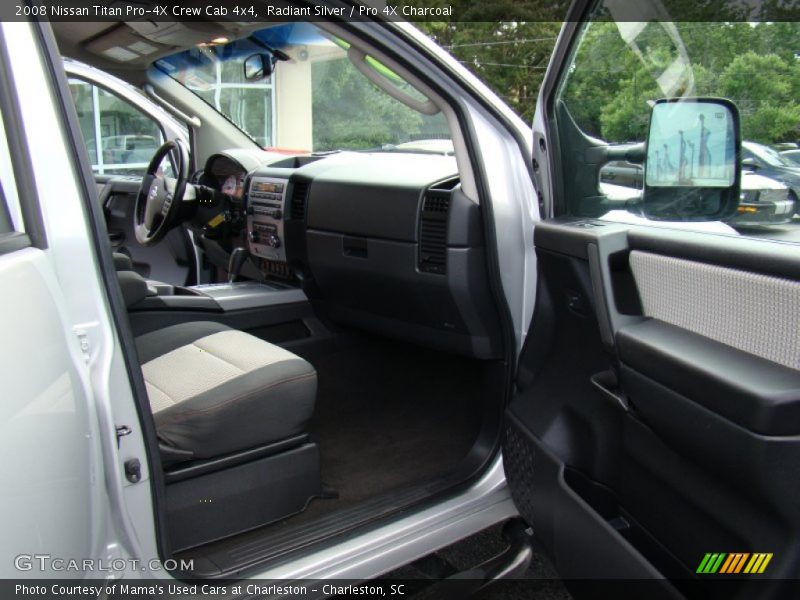 Radiant Silver / Pro 4X Charcoal 2008 Nissan Titan Pro-4X Crew Cab 4x4