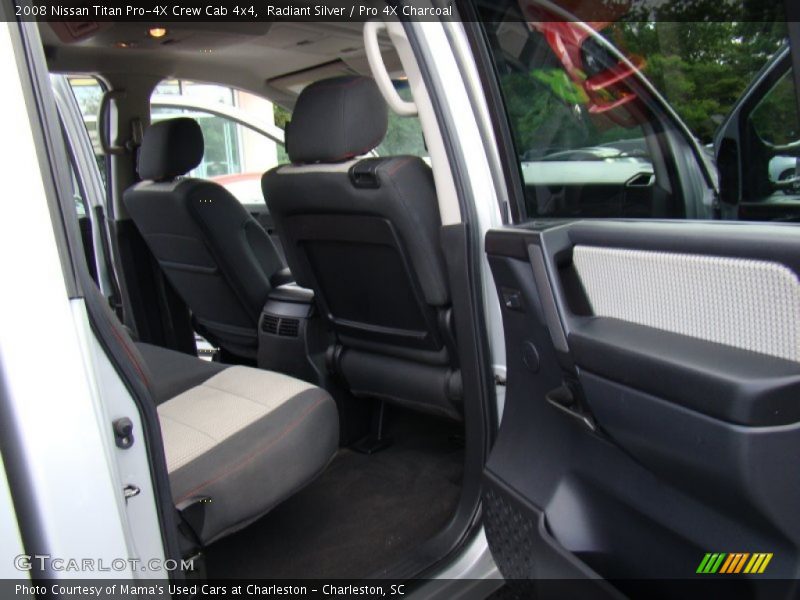 Radiant Silver / Pro 4X Charcoal 2008 Nissan Titan Pro-4X Crew Cab 4x4