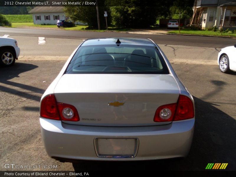 Silver Ice Metallic / Ebony 2012 Chevrolet Malibu LT