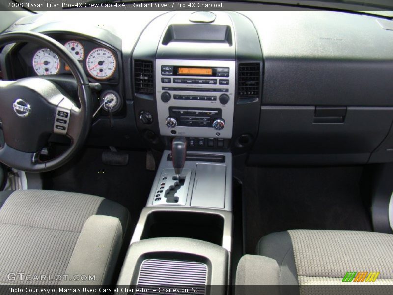 Radiant Silver / Pro 4X Charcoal 2008 Nissan Titan Pro-4X Crew Cab 4x4