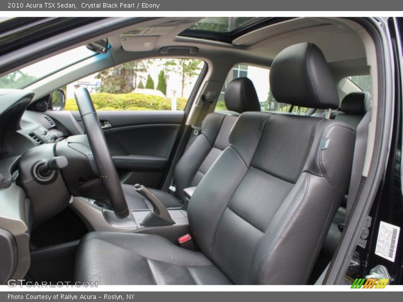 Front Seat of 2010 TSX Sedan