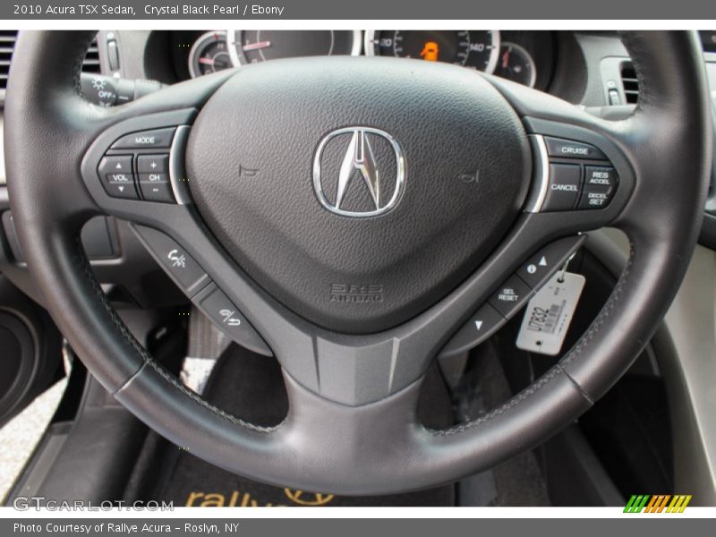 Crystal Black Pearl / Ebony 2010 Acura TSX Sedan